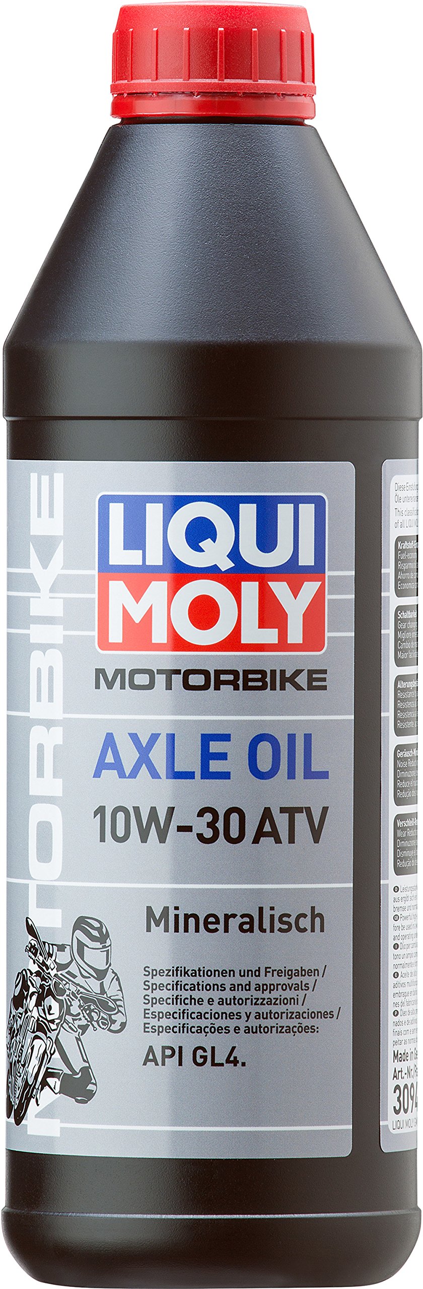 LIQUI MOLY ATV Axle Oil 10W-30 | 1 L | Getriebeöl | Art.-Nr.: 3094, farblos von Liqui Moly