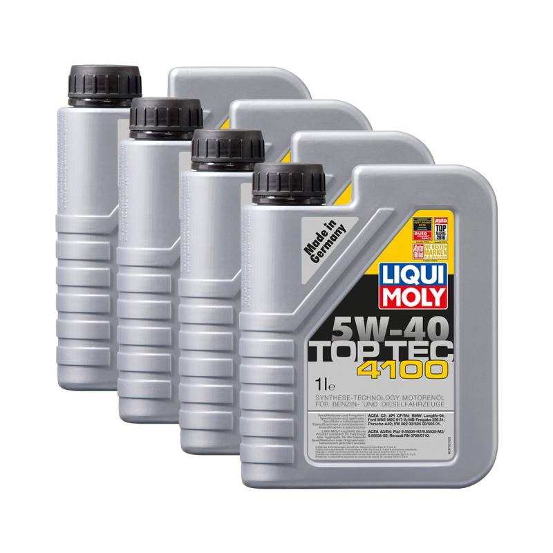 LIQUI MOLY 4x 1 L Top Tec 4100 5W-40 von Liqui Moly