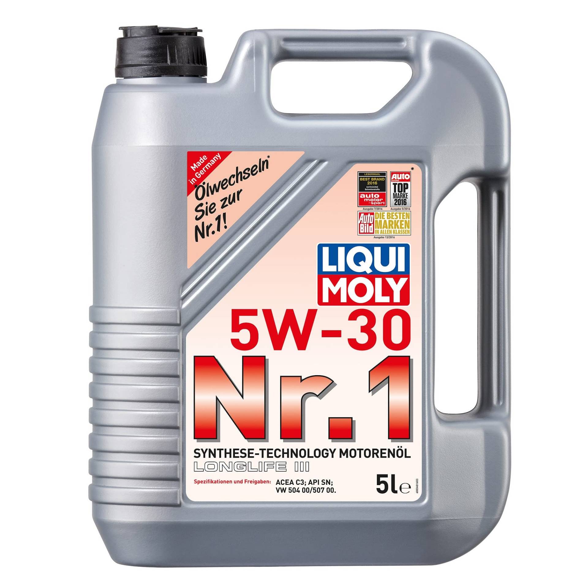 LIQUI MOLY 5 L Nr. 1 Motorenöl 5W-30 von Liqui Moly