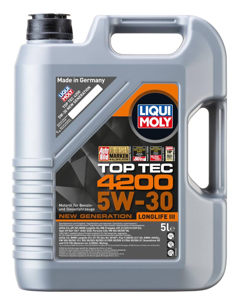 Liqui Moly Motoröl Top Tec 4200 5 W-30 5 Liter von Liqui Moly