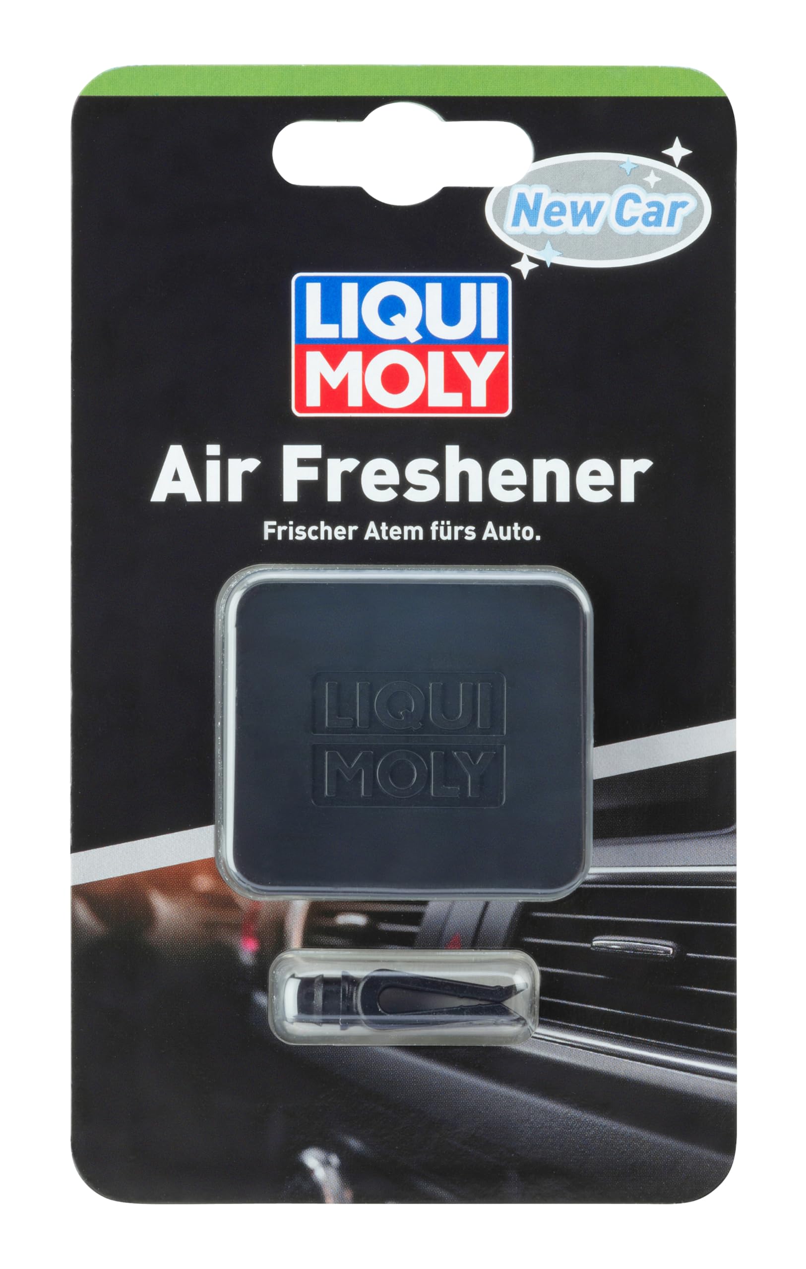 LIQUI MOLY Air Freshener New Car, Art.-Nr. 21831 I 1x Auto Duft Innenraum zur Befestigung am Lüftungsgitter I Lufterfrischer Auto mit hochwertigen Parfümölen und langanhaltendendem Neuwagenduft von Liqui Moly