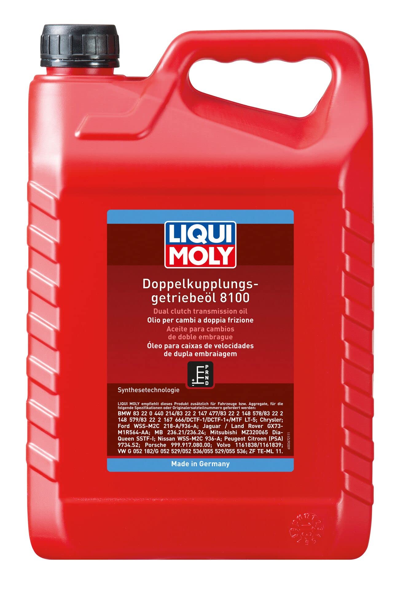 LIQUI MOLY Doppelkupplungsgetriebeöl 8100 | 5 L | Getriebeöl | Hydrauliköl | Art.-Nr.: 20626 von Liqui Moly