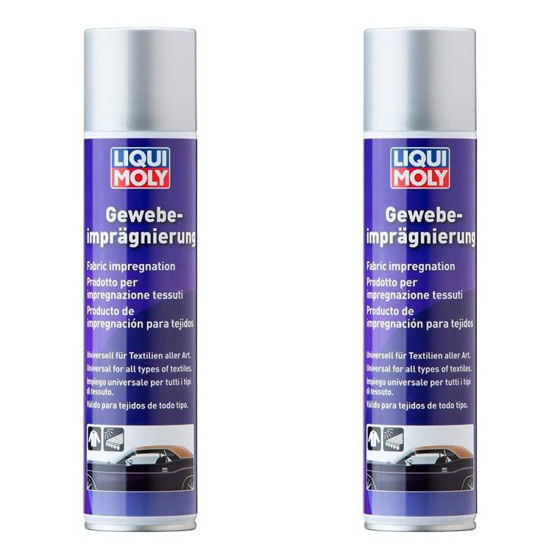 LIQUI MOLY Gewebeimprägnierung | 400 ml | Autopflege | Lackpflege | Art.-Nr.: 1594 (Packung mit 2) von Liqui Moly