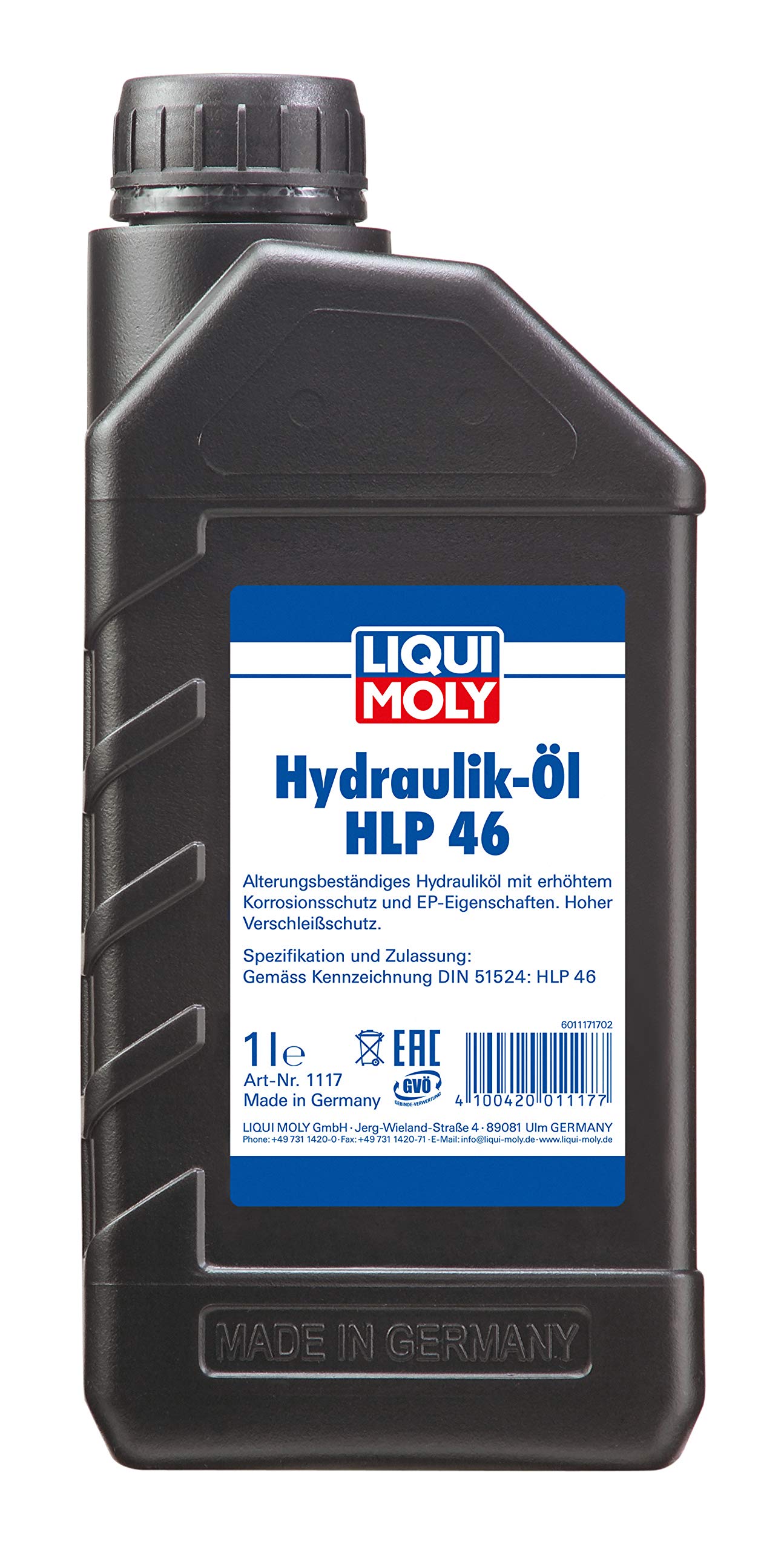 LIQUI MOLY Hydrauliköl HLP 46 | 1 L | Getriebeöl | Hydrauliköl | Art.-Nr.: 1117 von Liqui Moly