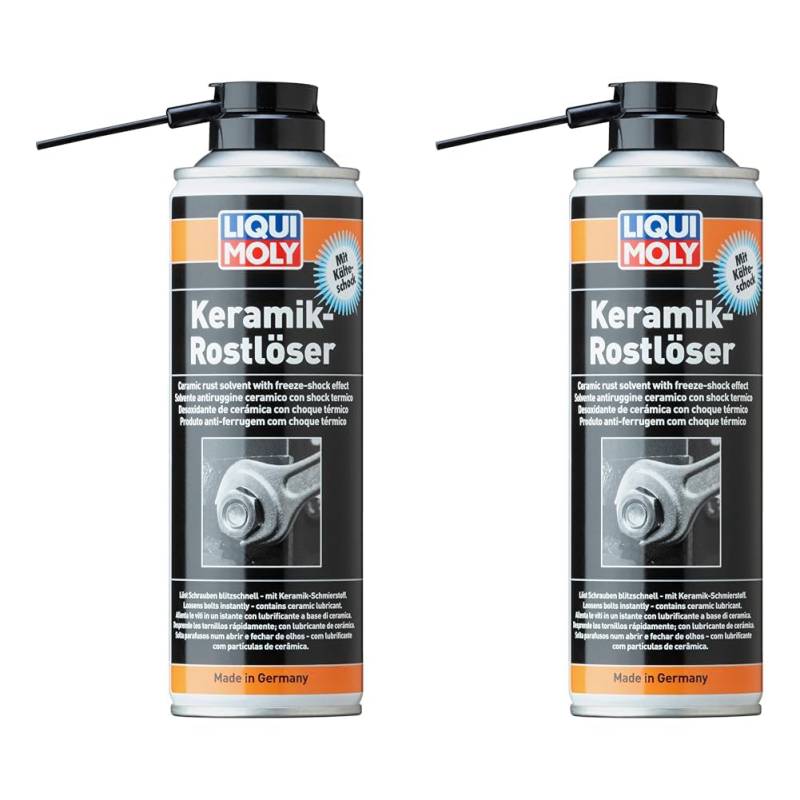 LIQUI MOLY Keramik Rostlöser mit Kälteschock | 300 ml | Servicespray | Art.-Nr.: 1641 (Packung mit 2) von Liqui Moly