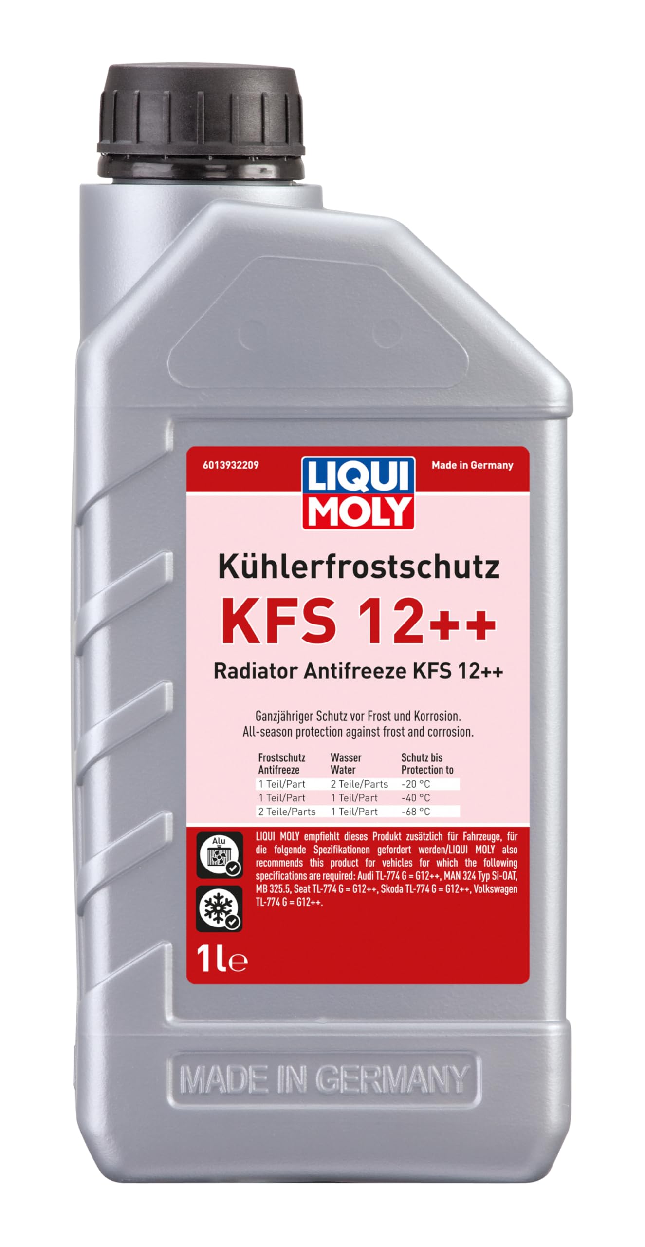 LIQUI MOLY Kühlerfrostschutz KFS 12++ | 1 L | Kühlerschutz | Art.-Nr.: 21134 von Liqui Moly