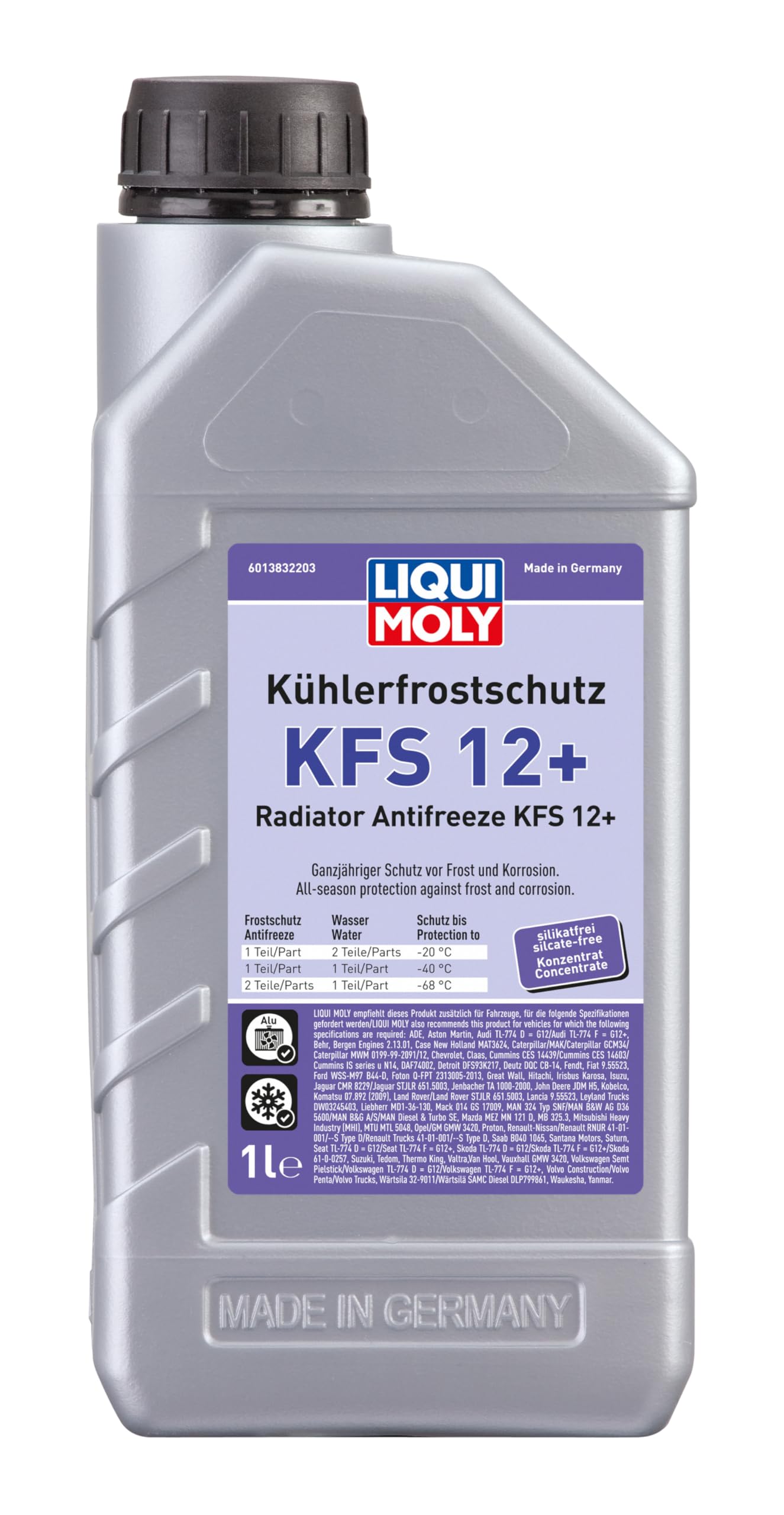 LIQUI MOLY Kühlerfrostschutz KFS 12+ | 1 L | Kühlerschutz | Art.-Nr.: 21145, farblos von Liqui Moly