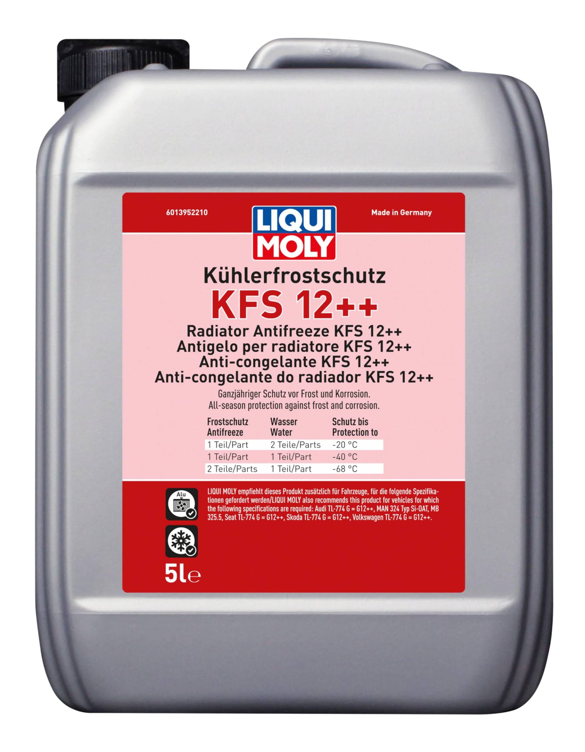 LIQUI MOLY Kühlerfrostschutz KFS 12++ | 5 L | Kühlerschutz | Art.-Nr.: 21135 von Liqui Moly