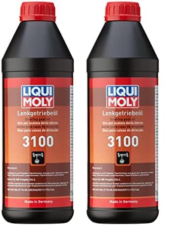 LIQUI MOLY Lenkgetriebeöl 3100 | 1 L | Hydrauliköl | Art.-Nr.: 1145, farblos (Packung mit 2) von Liqui Moly