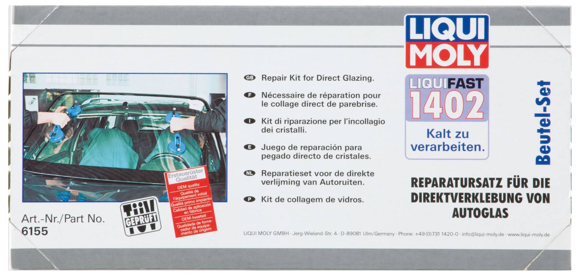 LIQUI MOLY Liquifast 1402 (Beutel-Set) | 1 Stk | Klebstoff | Art.-Nr.: 6155 von Liqui Moly