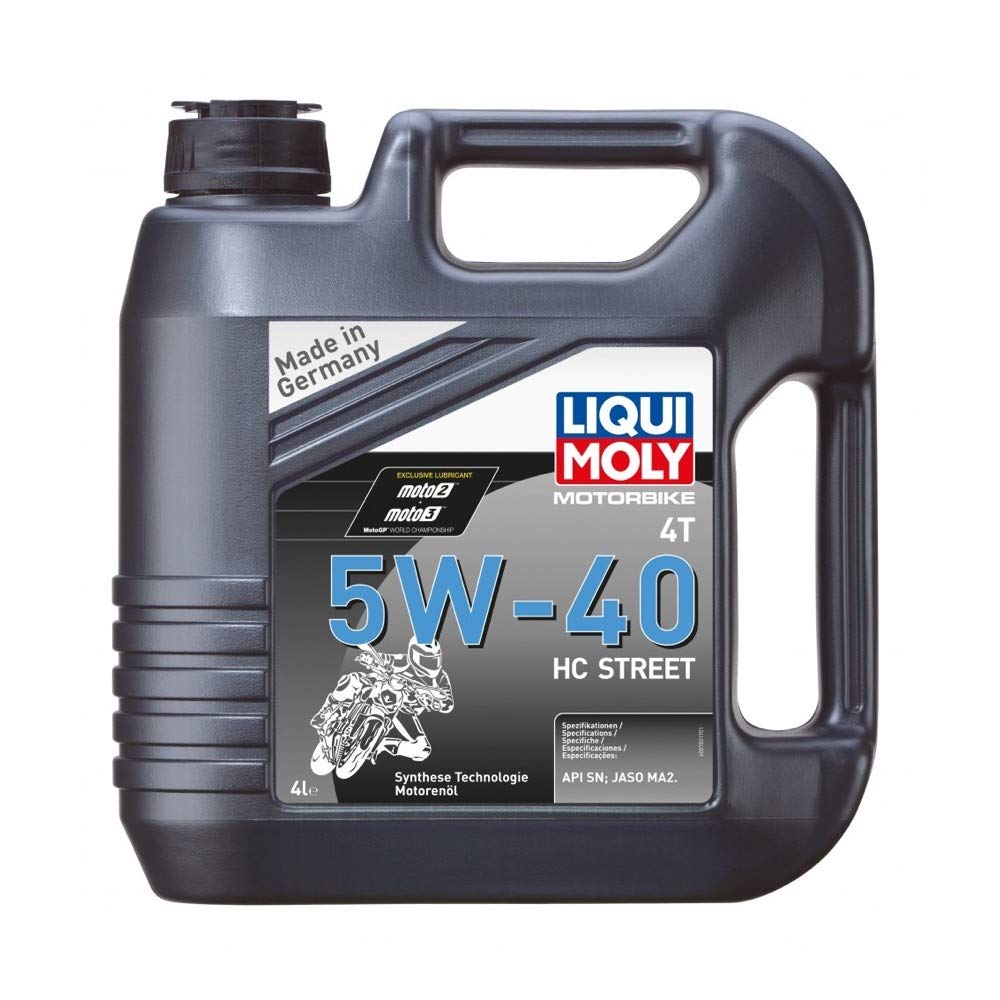 LIQUI MOLY Motorbike 4T 5W-40 HC Street | 4 L | Motorrad Synthesetechnologie Motoröl | Art.-Nr.: 20751 von Liqui Moly