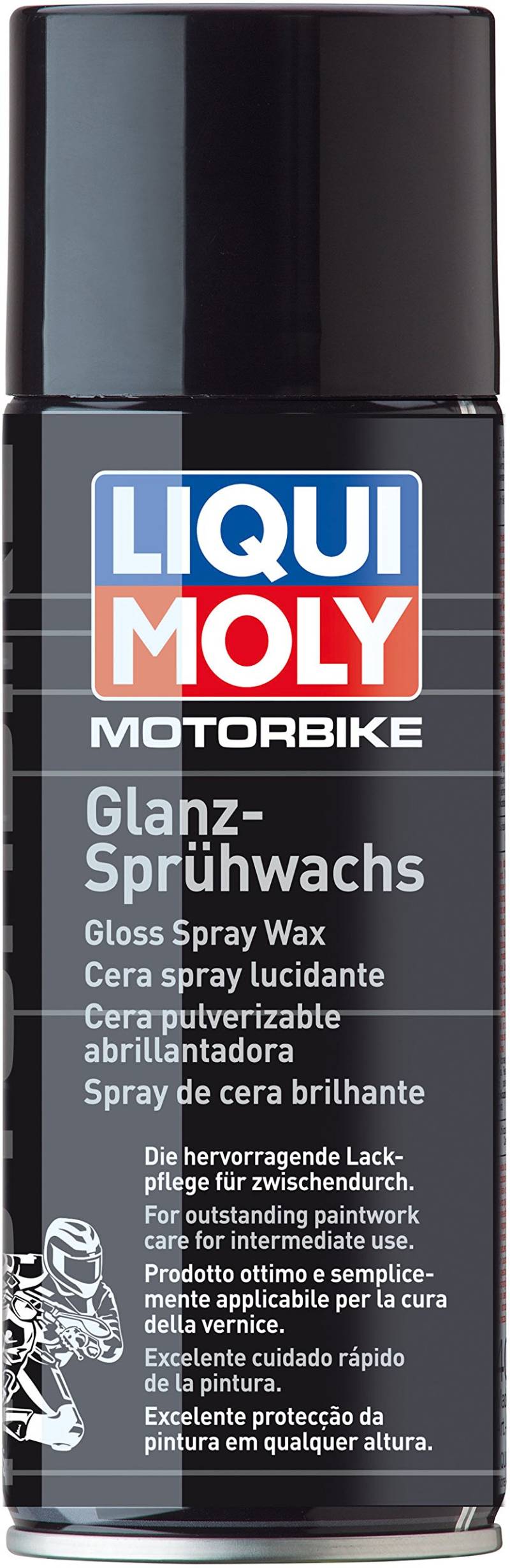 LIQUI MOLY Motorbike Glanz-Sprühwachs | 400 ml | Motorradpflege | Lackpflege | Art.-Nr.: 3039, farblos von Liqui Moly