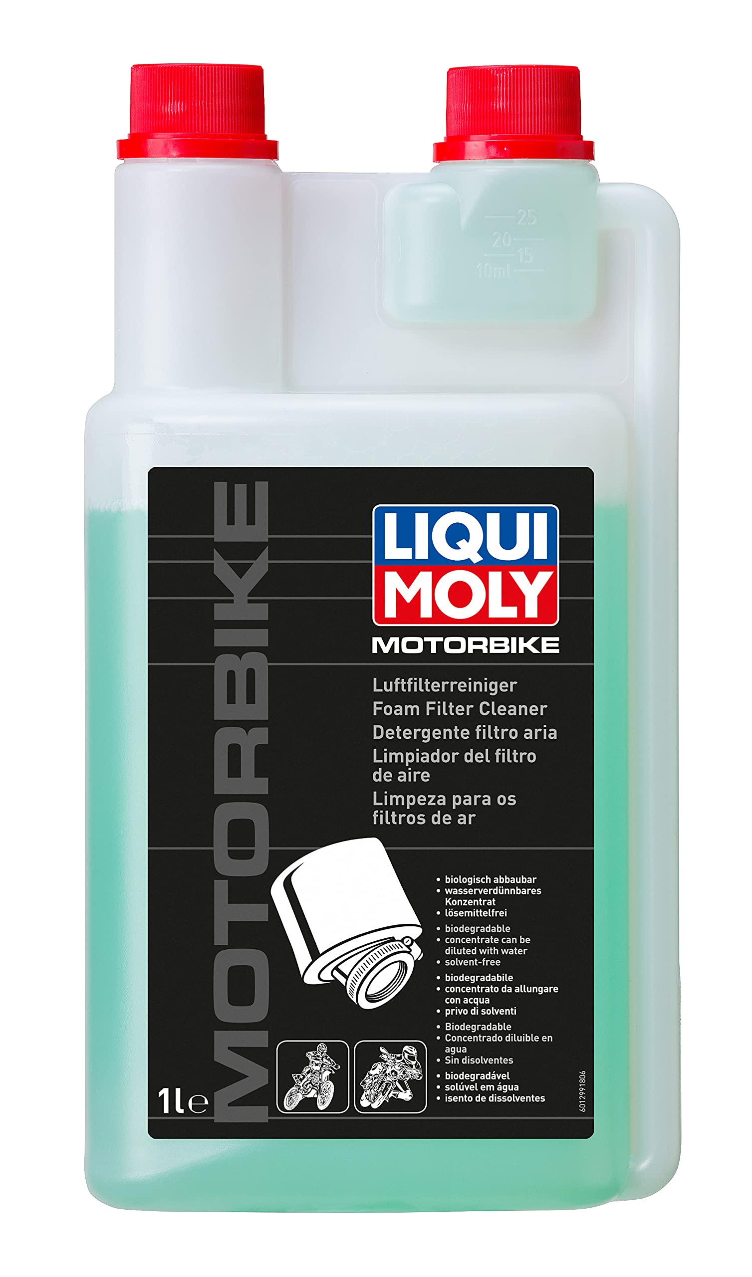 LIQUI MOLY Motorbike Luftfilterreiniger | 1 L | Motorradpflege | Art.-Nr.: 1299, farblos von Liqui Moly