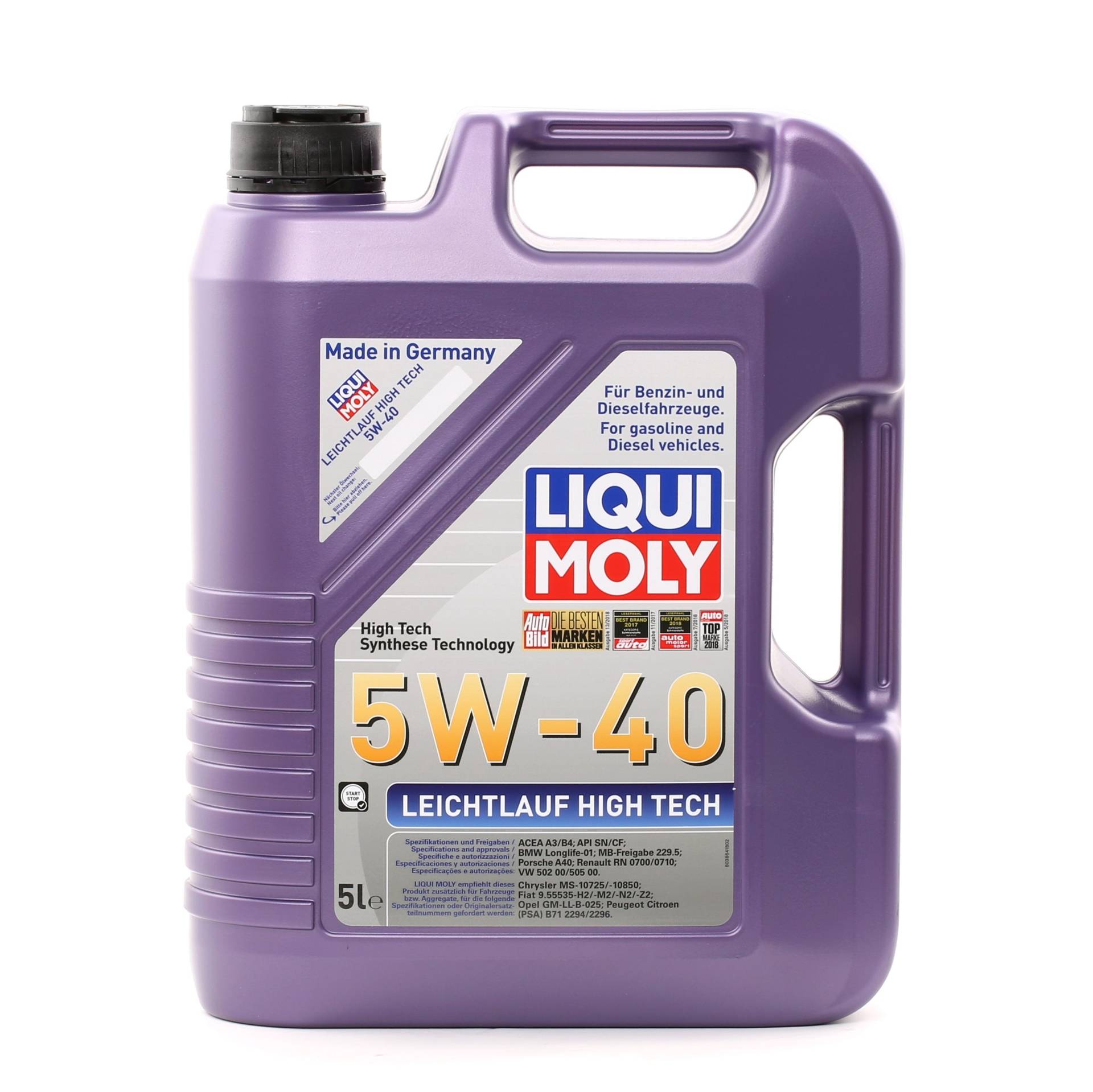 LIQUI MOLY Motoröl VW,AUDI,MERCEDES-BENZ 2328 P000330 Motorenöl,Öl,Öl für Motor von Liqui Moly