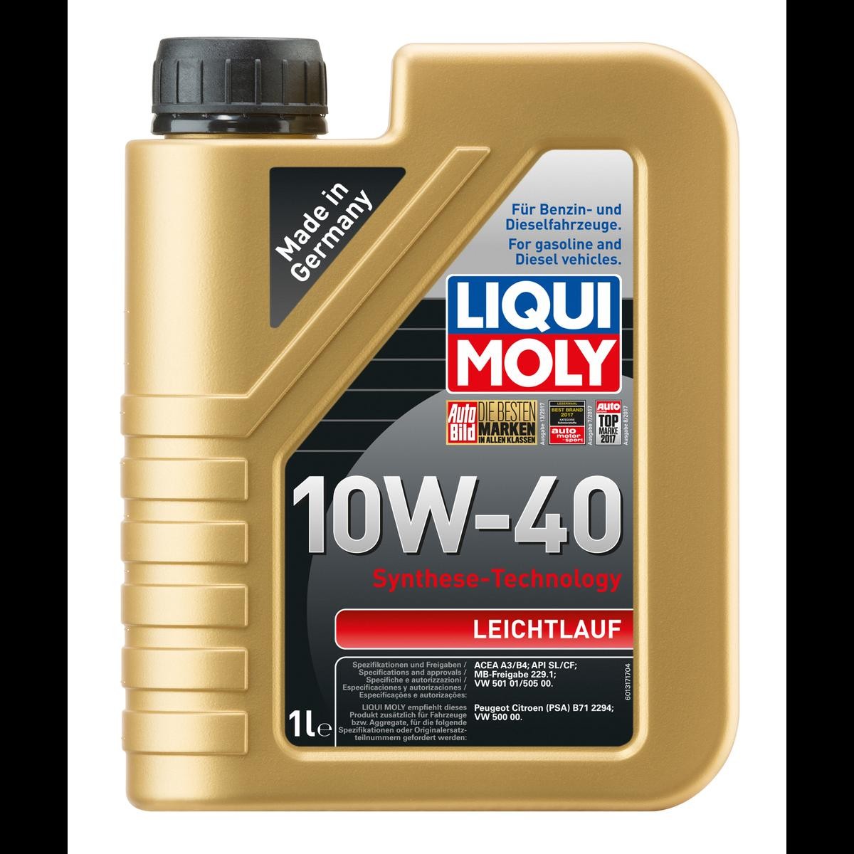 LIQUI MOLY Motoröl VW,AUDI,MERCEDES-BENZ 1317 P000284 Motorenöl,Öl,Öl für Motor von Liqui Moly