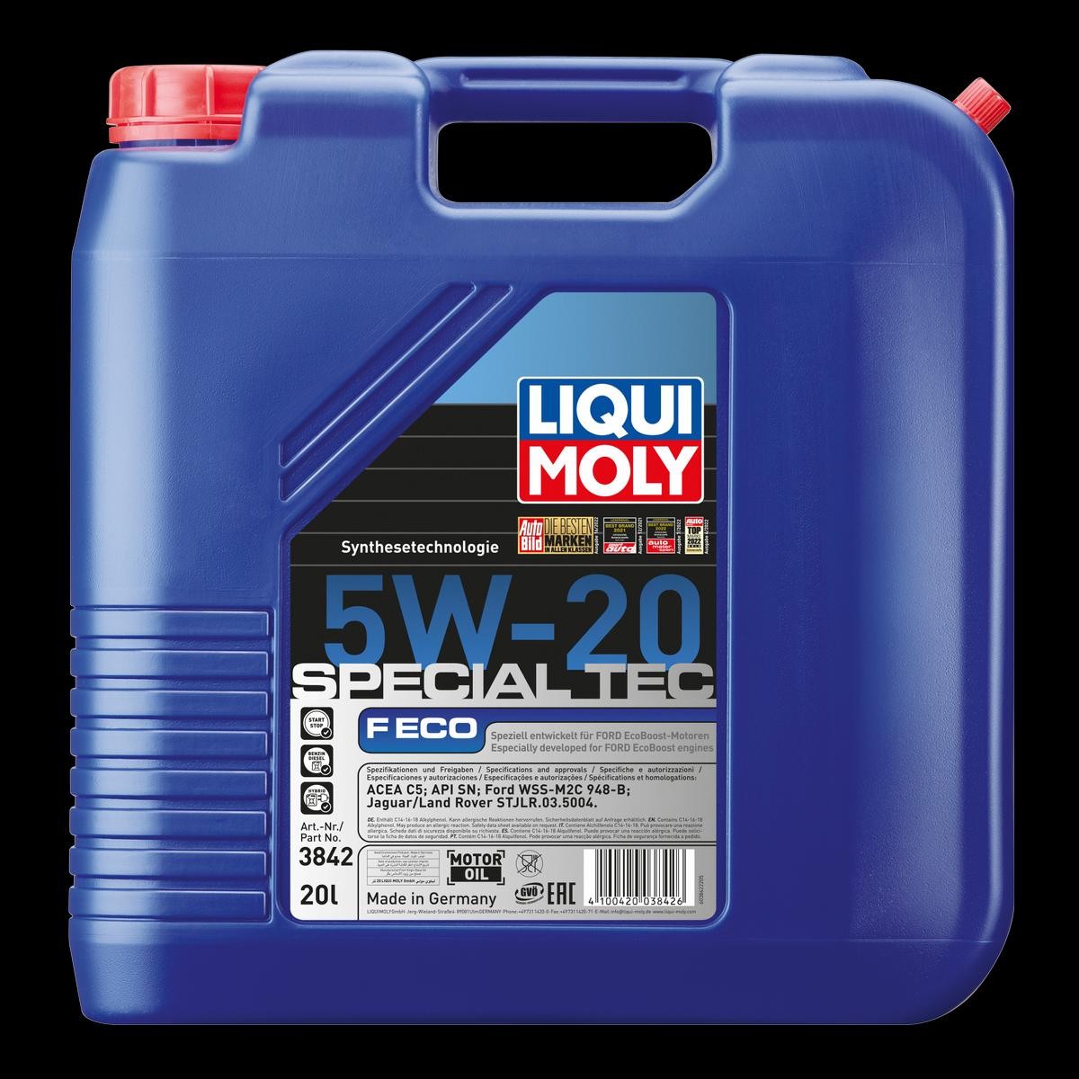 LIQUI MOLY Motoröl FORD,FIAT,HYUNDAI 3842 Motorenöl,Öl,Öl für Motor von Liqui Moly