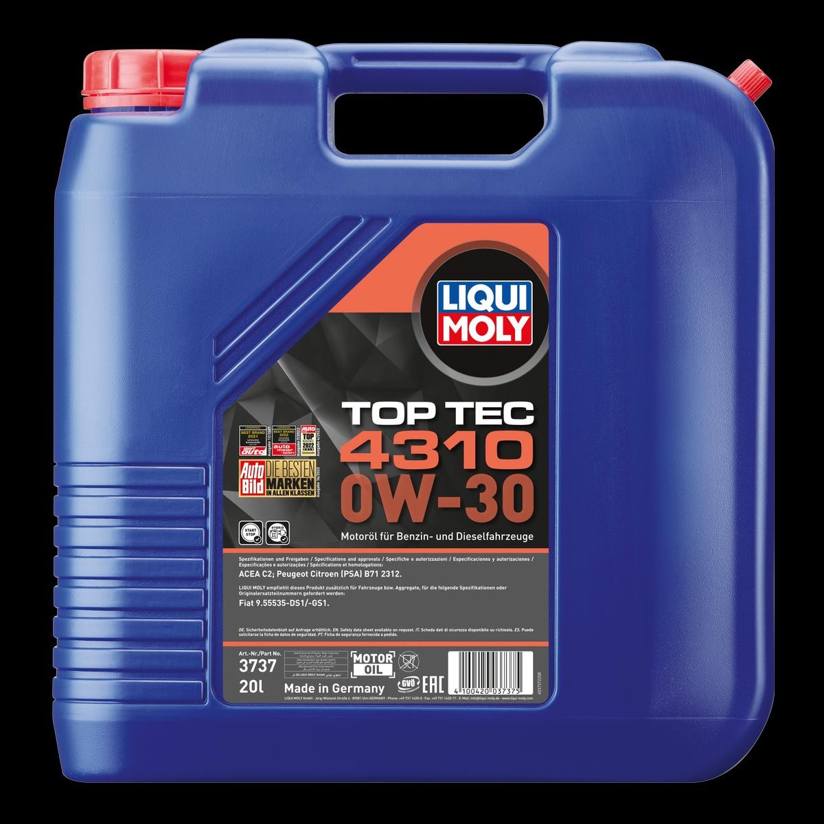 LIQUI MOLY Motoröl OPEL,FIAT,HYUNDAI 3737 Motorenöl,Öl,Öl für Motor von Liqui Moly