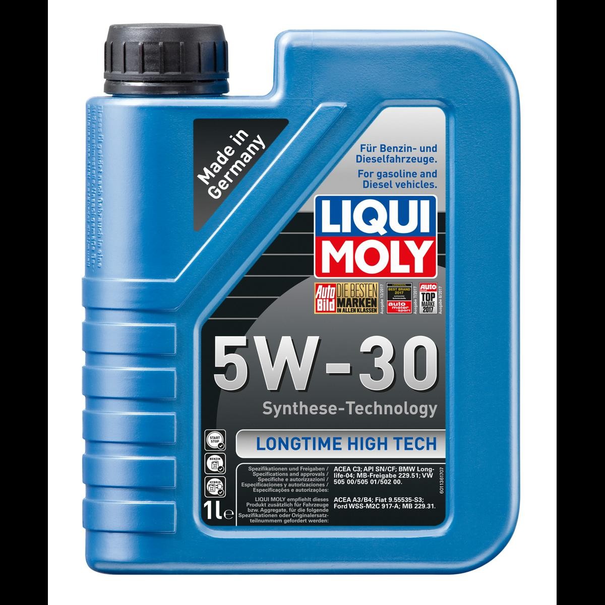 LIQUI MOLY Motoröl VW,AUDI,MERCEDES-BENZ 1136 P000312 Motorenöl,Öl,Öl für Motor von Liqui Moly