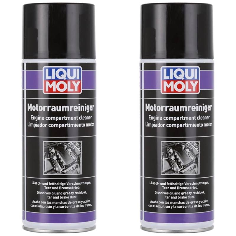 LIQUI MOLY Motorraumreiniger | 400 ml | Autopflege | Art.-Nr.: 3326, 1 Packung (Packung mit 2) von Liqui Moly