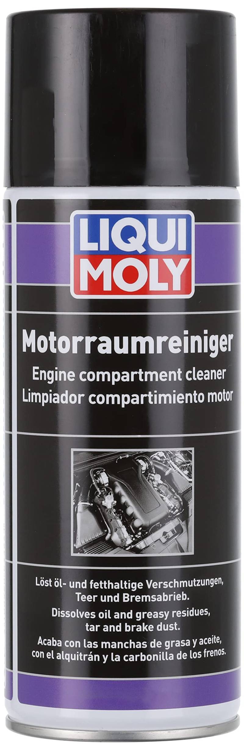 LIQUI MOLY Motorraumreiniger | 400 ml | Autopflege | Art.-Nr.: 3326, 1 Packung, farblos von Liqui Moly