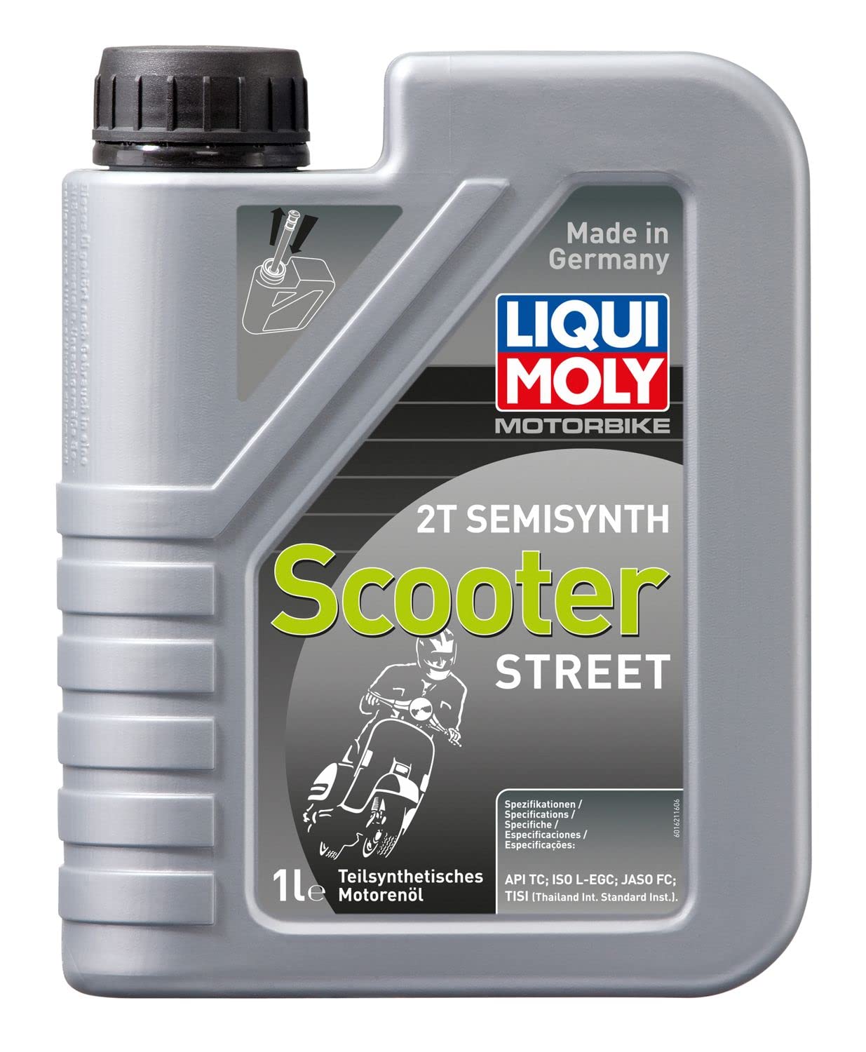 LIQUI MOLY Motorbike 2T Semisynth Scooter | 1 L | Motorrad 2-Takt-Öl | Art.-Nr.: 1621 von Liqui Moly