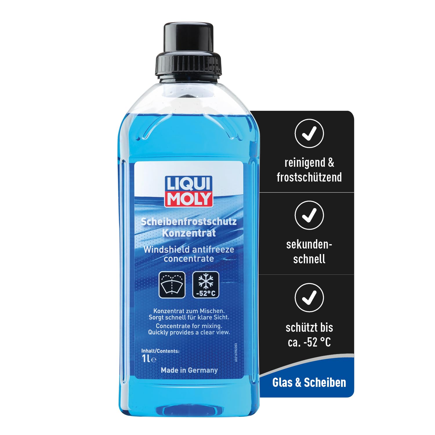 LIQUI MOLY Scheibenfrostschutz Konzentrat | 1 L | Winterprodukt | Wischwasserzusatz | Art.-Nr.: 21678, farblos von Liqui Moly