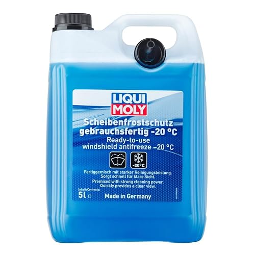 LIQUI MOLY Scheibenfrostschutz gebrauchsfertig 5 L, Art.-Nr. 21795 I Frostschutzmittel Scheibenwaschanlage für eine klare Sicht I Temperaturen bis ca. -20 °C I LED- bzw. Xenon-Scheinwerfer geeignet von Liqui Moly