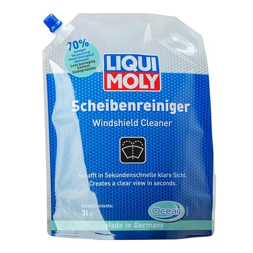 LIQUI MOLY Scheibenwischwasser Ocean, Art.-Nr.: 21709 I 3 L Scheibenreiniger gebrauchsfertig I Streifenfreier, schonender Wischwasserzusatz I Mit Meeres-Duft I LED- BZW. Xenon-Scheinwerfer geeignet von Liqui Moly