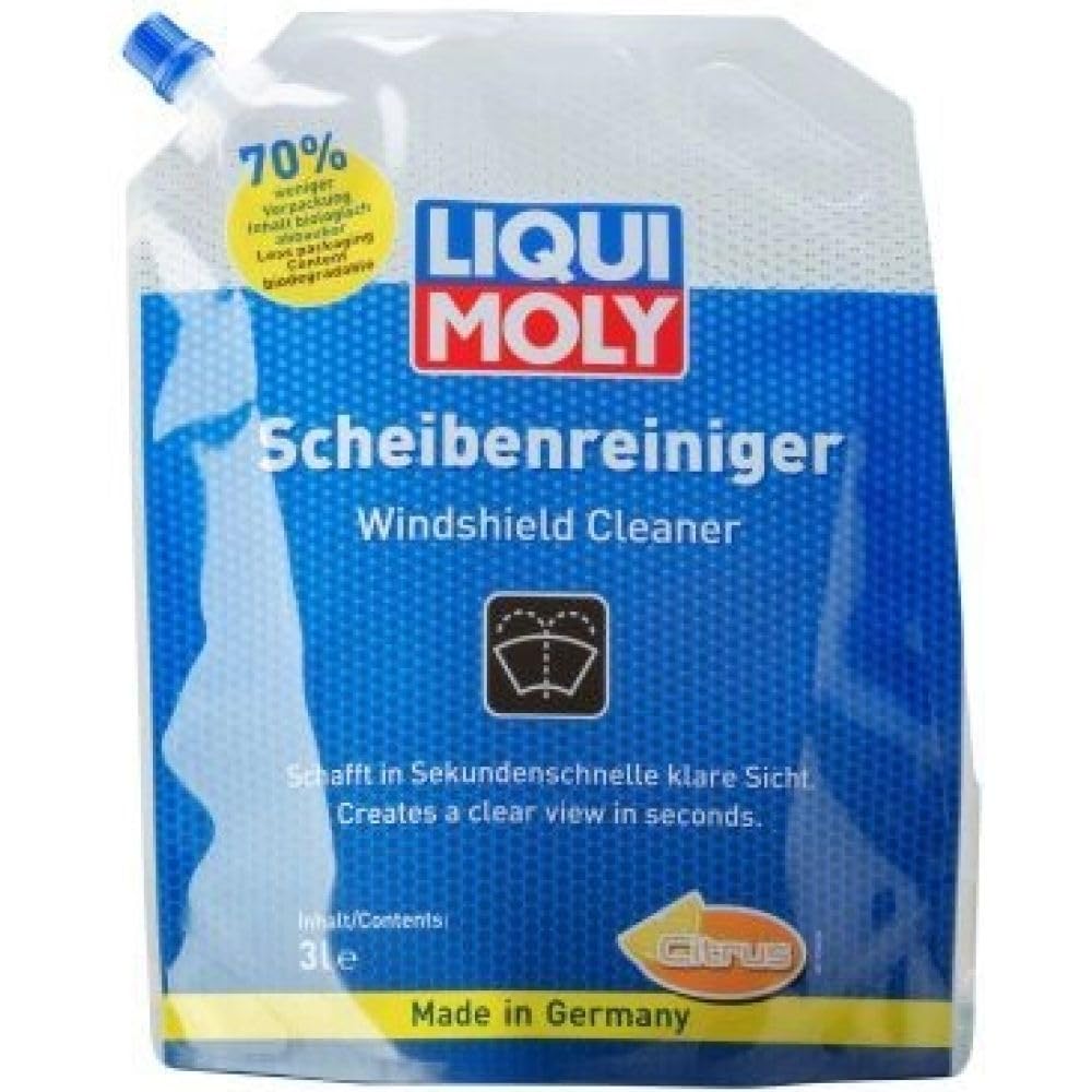 LIQUI MOLY Scheibenwischwasser Citrus, Art.-Nr.: 21705 I 3 L Scheibenreiniger gebrauchsfertig I Streifenfreier, schonender Wischwasserzusatz I Mit Zitronen-Duft I LED- bzw. Xenon-Scheinwerfer geeignet von Liqui Moly