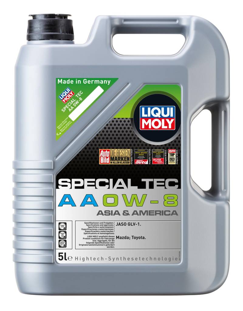 LIQUI MOLY Special Tec AA 0W-8 | 5 L | Motoröl | Art.-Nr.: 21769 von Liqui Moly