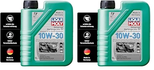 LIQUI MOLY Universal Gartengeräte-Öl 10W-30 | 1 L | mineralisches Motoröl | Art.-Nr.: 1273 (Packung mit 2) von Liqui Moly