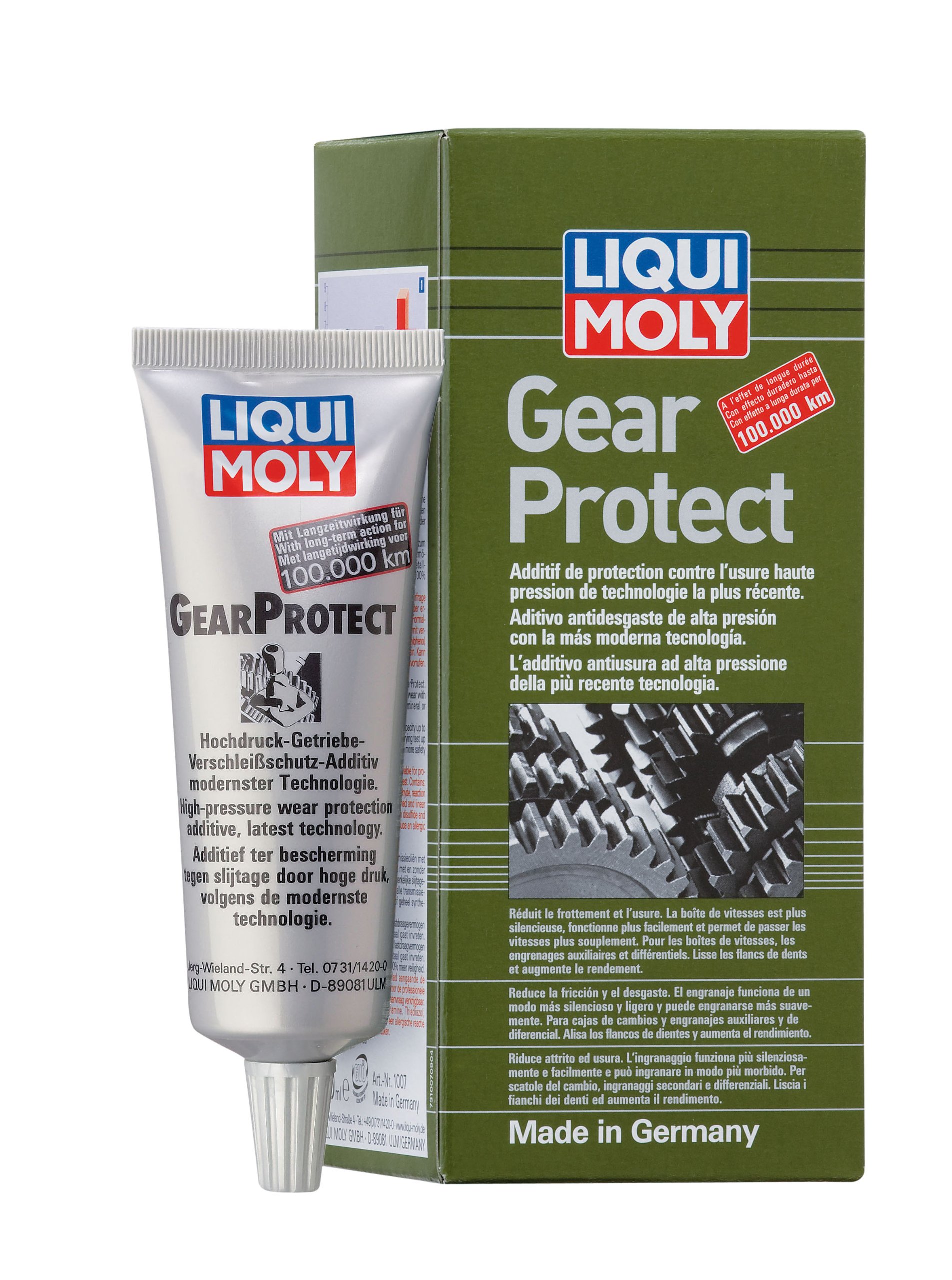 LIQUI MOLY Gear Protect | 80 ml | Öladditiv | Art.-Nr.: 1007, farblos von Liqui Moly