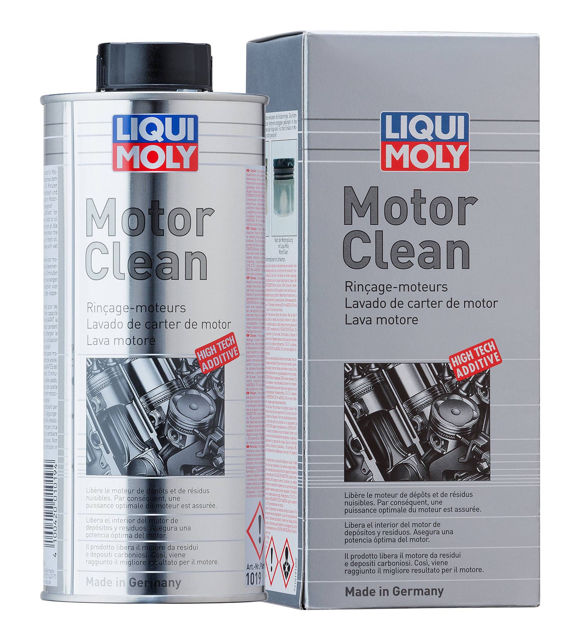 LIQUI MOLY Motor Clean | 500 ml | Öladditiv | Art.-Nr.: 1019, farblos von Liqui Moly