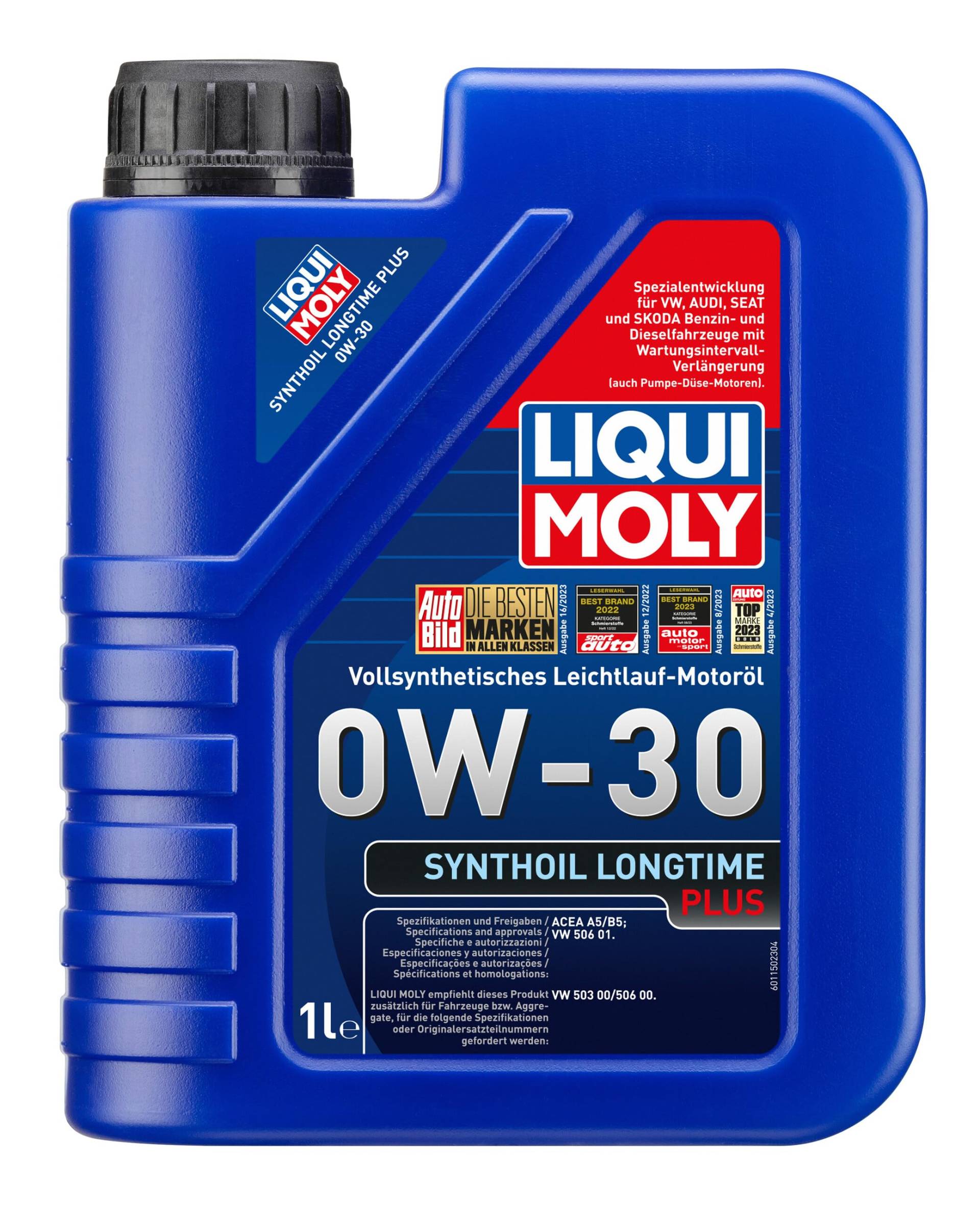 LIQUI MOLY Synthoil Longtime Plus 0W-30 | 1 L | vollsynthetisches Motoröl | Art.-Nr.: 1150 von Liqui Moly