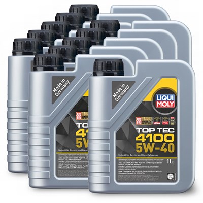 Liqui Moly 11x 1 L Top Tec 4100 5W-40 [Hersteller-Nr. 3700] von Liqui Moly