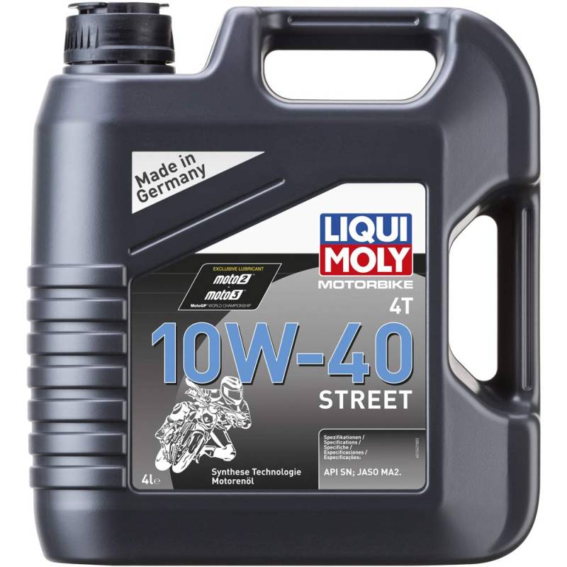 LIQUI MOLY Motorbike 4T 10W-40 Street | 4 L | Motorrad 4-Takt-Öl | Art.-Nr.: 1243 von Liqui Moly