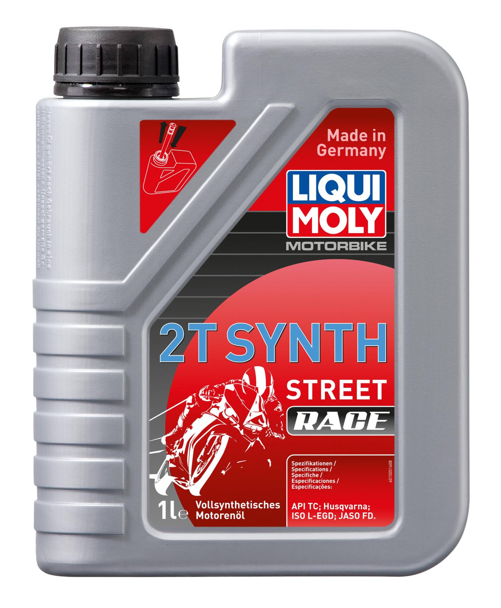 LIQUI MOLY Motorbike 2T Synth Street Race | 1 L | Motorrad 2-Takt-Öl | Art.-Nr.: 1505 von Liqui Moly