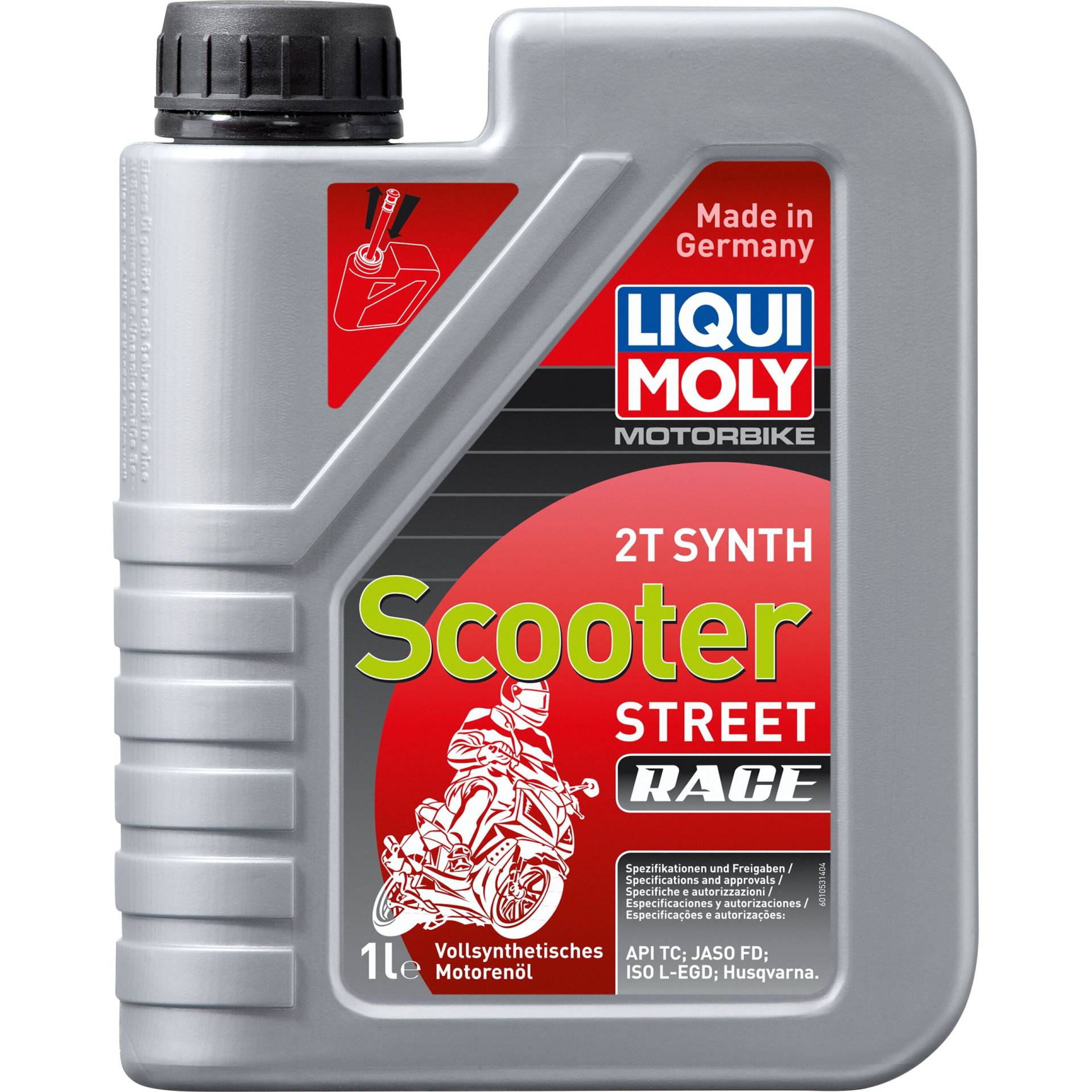 Liqui Moly 2-Takt Öl Motorbike 2T Scooter Street Race Vollsynt. 1 Liter von Liqui Moly