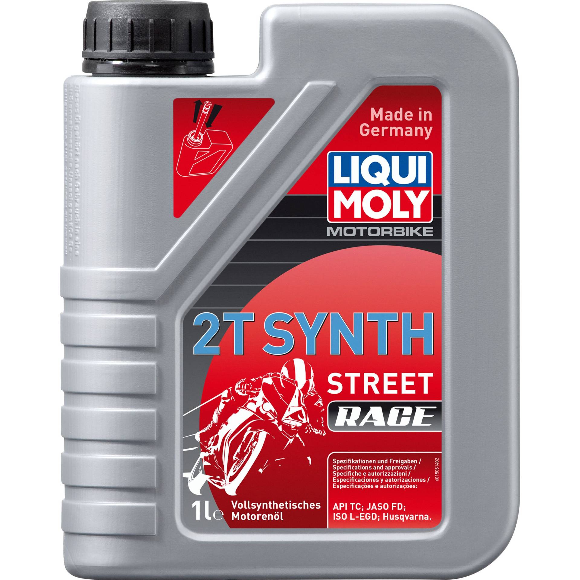 Liqui Moly 2-Takt Öl Motorbike 2T Street Race Vollsynthetisch 1 Liter von Liqui Moly