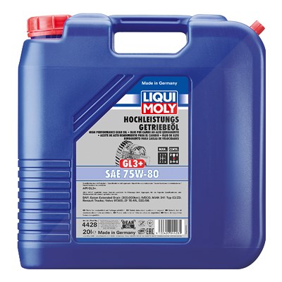 Liqui Moly 20 L Hochleistungs-Getriebeöl (GL3+) SAE 75W-80 [Hersteller-Nr. 4428] von Liqui Moly