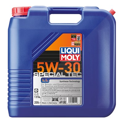 Liqui Moly 20 L Special Tec LL 5W-30 [Hersteller-Nr. 1194] von Liqui Moly