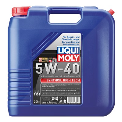 Liqui Moly 20 L Synthoil High Tech 5W-40 [Hersteller-Nr. 1308] von Liqui Moly