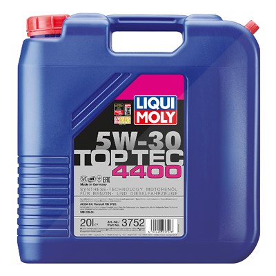 Liqui Moly 20 L Top Tec 4400 5W-30 [Hersteller-Nr. 3752] von Liqui Moly