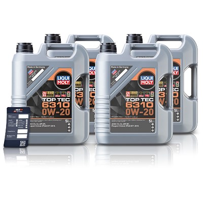 Liqui Moly 20 L Top Tec 6310 0W-20 + Ölwechsel-Anhänger von Liqui Moly