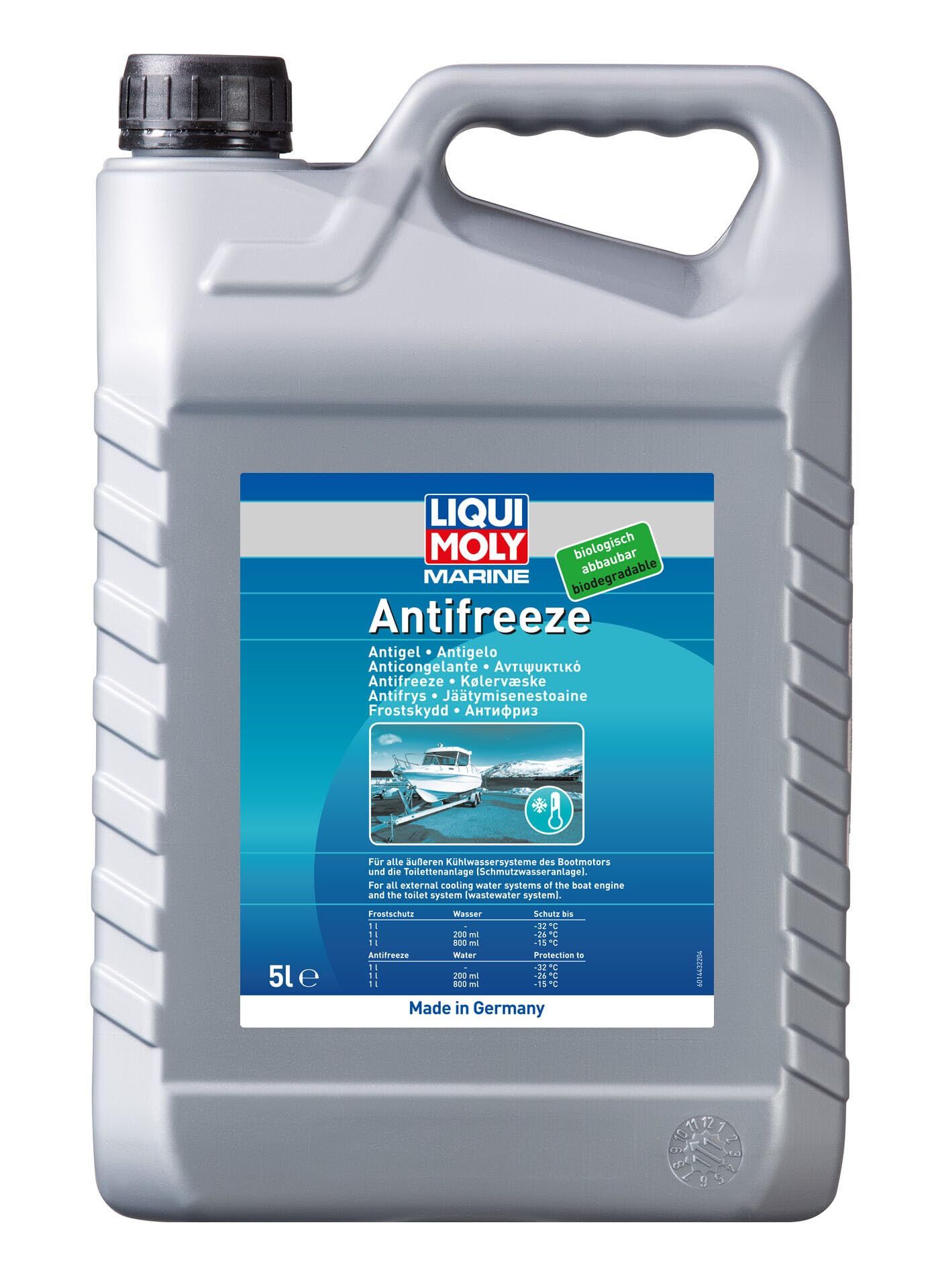 LIQUI MOLY Marine Antifreeze | 5 L | Boot Kühlerfrostschutz | Art.-Nr.: 25082, farblos von Liqui Moly