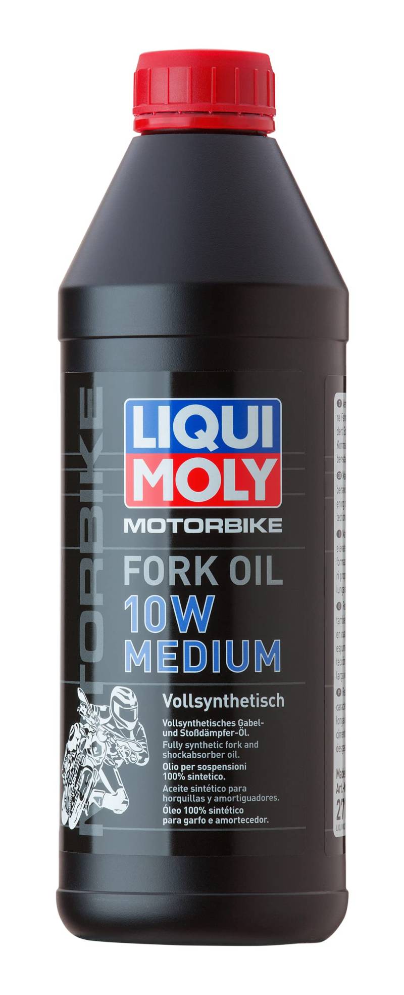 LIQUI MOLY Motorbike Fork Oil 10W medium | 1 L | Motorrad Gabelöl | Art.-Nr.: 2715, farblos von Liqui Moly