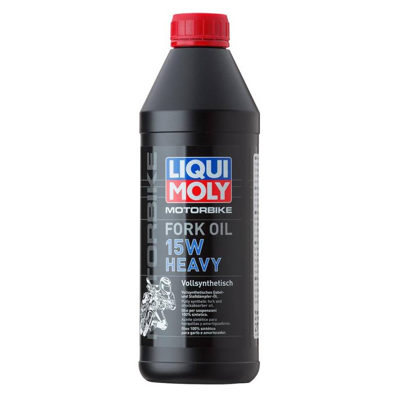 LIQUI MOLY Motorbike Fork Oil 15W heavy | 1 L | Motorrad Gabelöl | Art.-Nr.: 2717, farblos von Liqui Moly