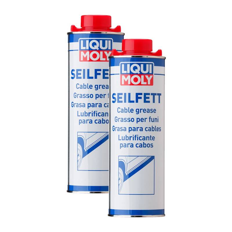 Liqui Moly 2X 6173 Seilfett Schmiermittel Dose Blech 1L von Liqui Moly