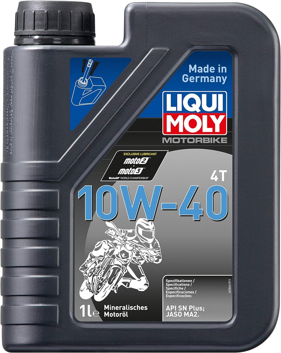 LIQUI MOLY Motorbike 4T 10W-40 | 1 L | Motorrad 4-Takt-Öl | Art.-Nr.: 3044 von Liqui Moly