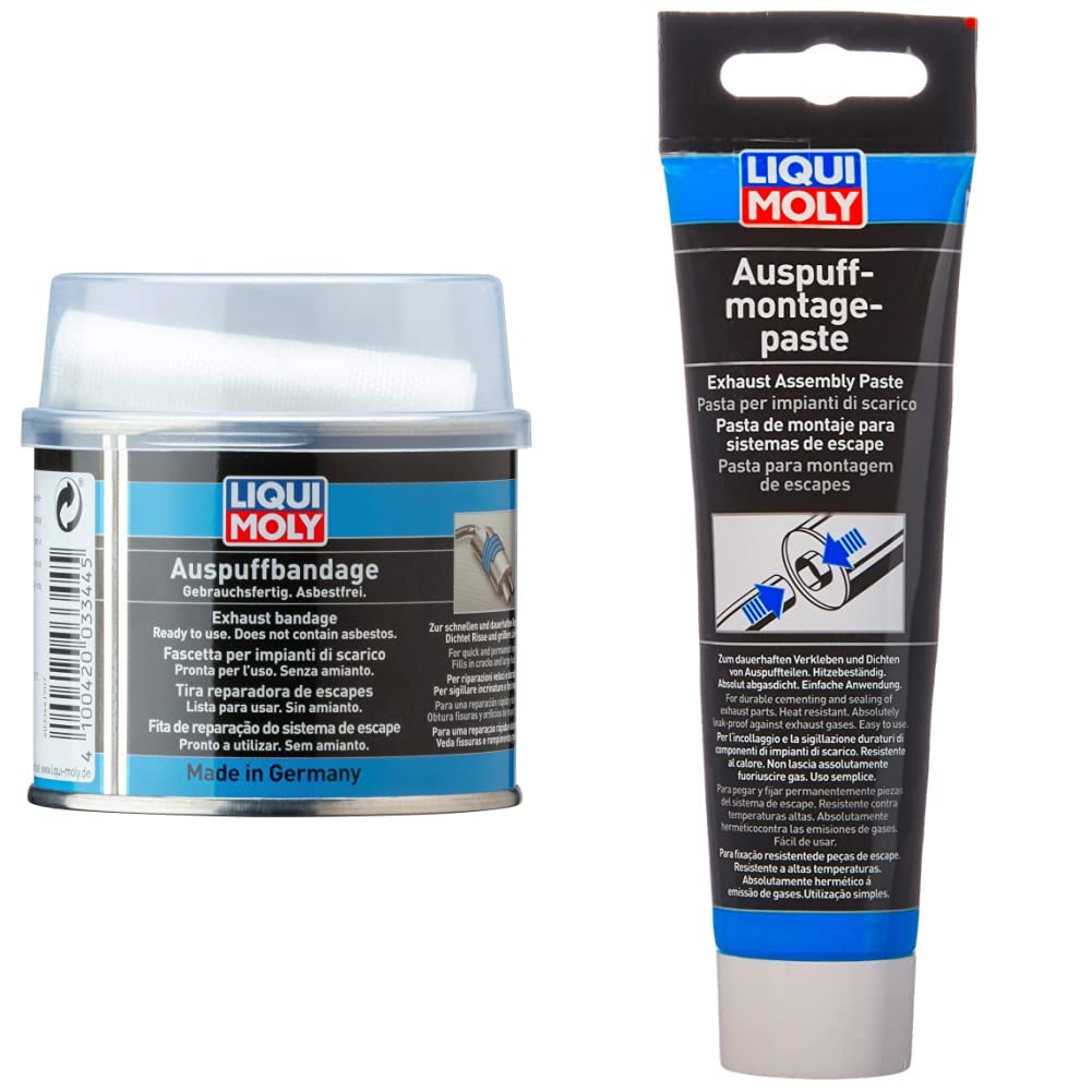 Liqui Moly 3344 Auspuffbandage 1 m & 3342 Auspuffmontagepaste 150 g von Liqui Moly